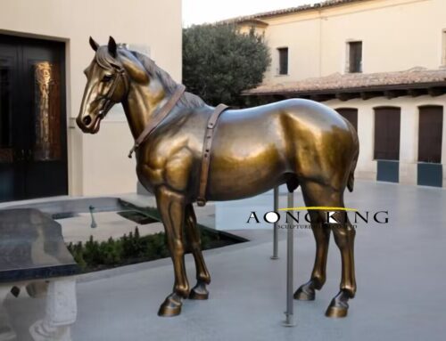 Popular Home Decoration Intricately Wrought Bronze Lipizzan Horse Sculpture