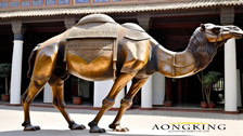wild camel sculpture